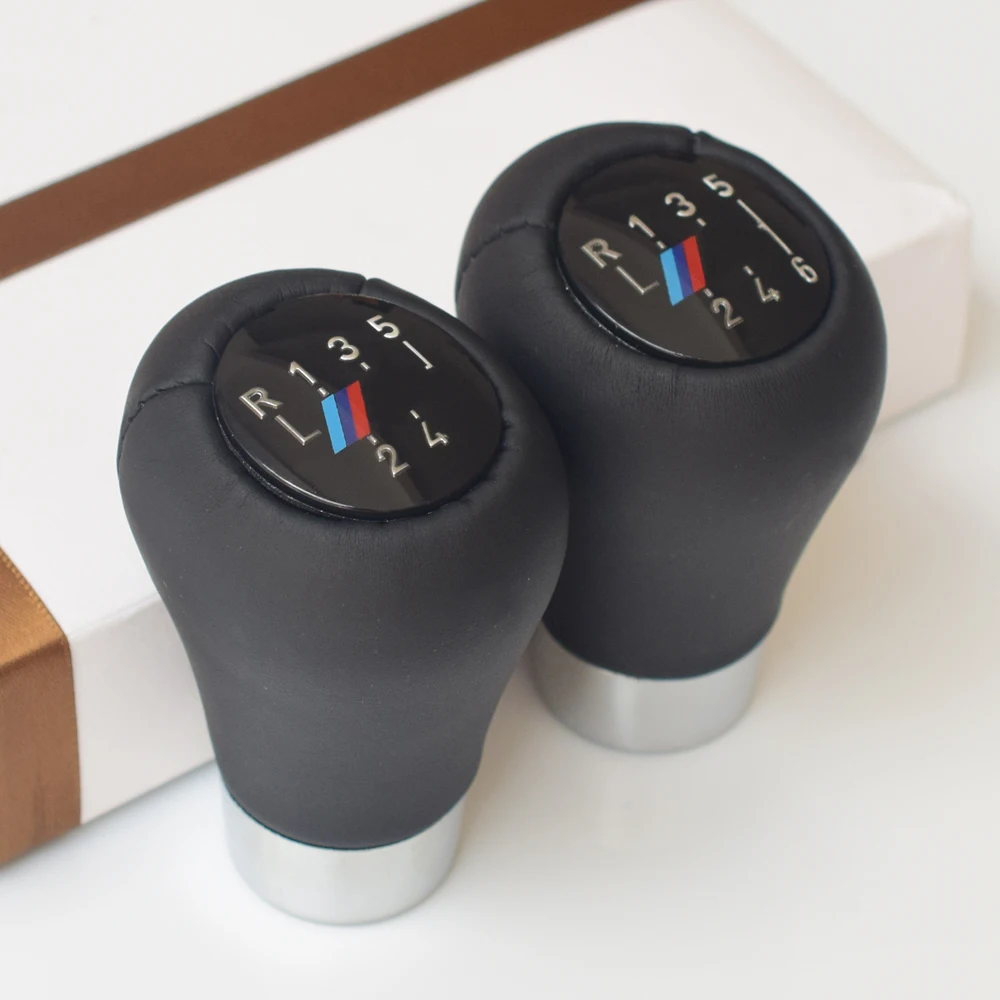

5 Speed 6 Speed Car Gear Shift Knob With M Logo For BMW 1 3 5 6 Series E30 E32 E34 E36 E38 E39 E46 E53 E60 E63 E83 E84 E87 E90