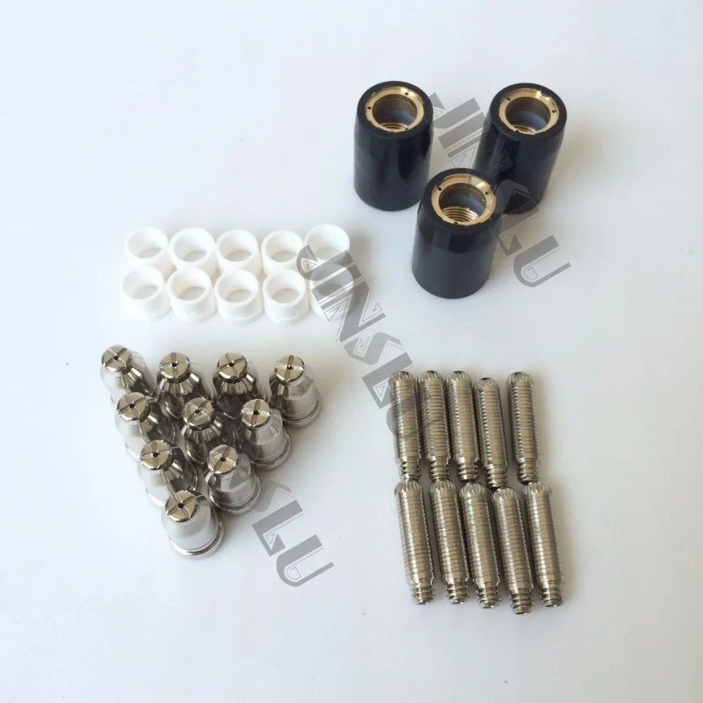 

Free Shipping Air Plasma Cutting Torch SG51 Electrode Tip Shield Cup Gas Diffuser 33PCS
