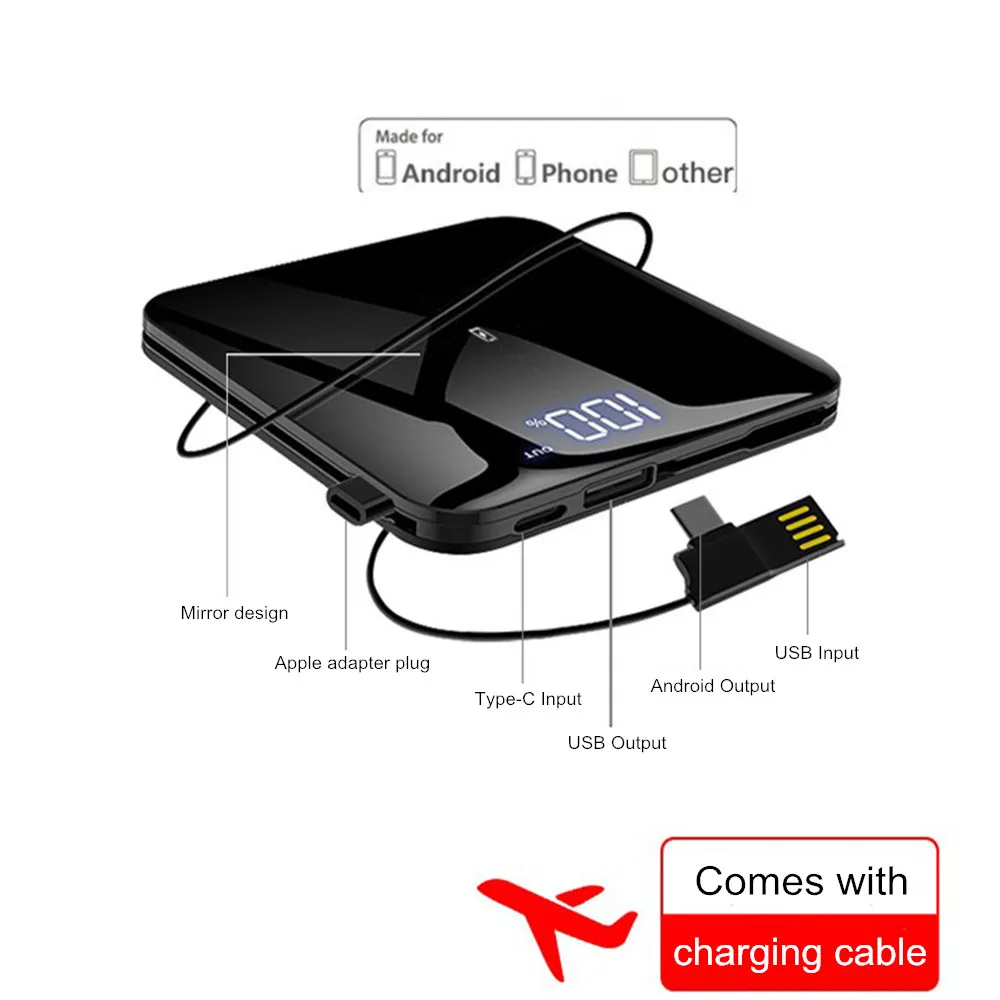 NTSPACE-8000mAh-Mirror-Aluminium-Mini-Power-Bank-2-0A-Quick-Charger-Powerbank-Dual-USB-Fast-Charging (3)