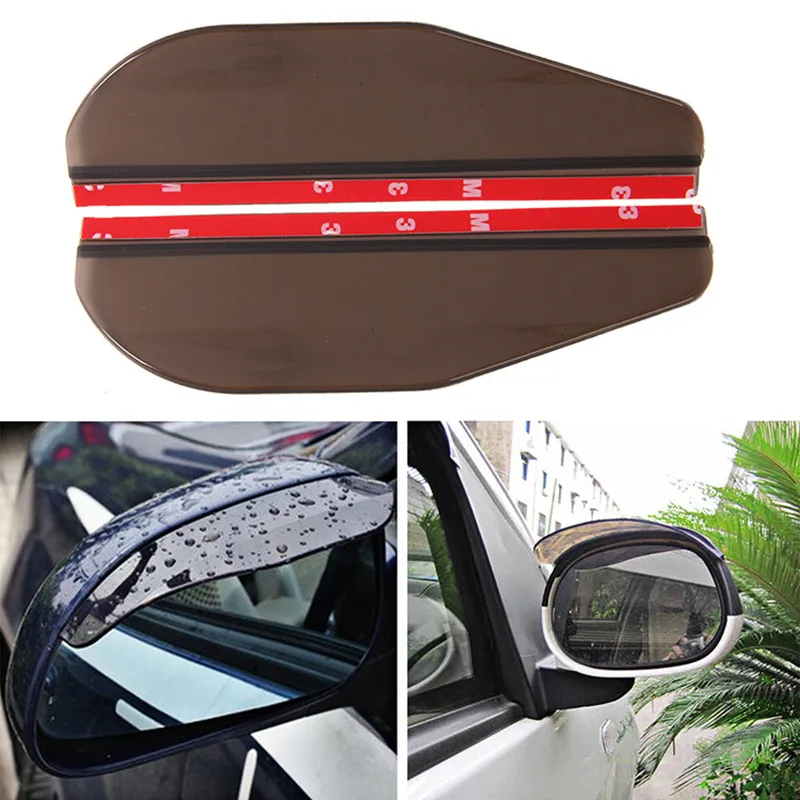 50 OFF New 2pcs Car Rear View Mirror Weatherstrip Flexible Rear View