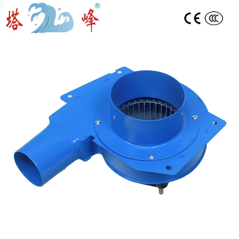 

80w small powerful high pressure DC 12V steel smoke gas exhaust soot suction centrifugal blower ventilation extractor fan