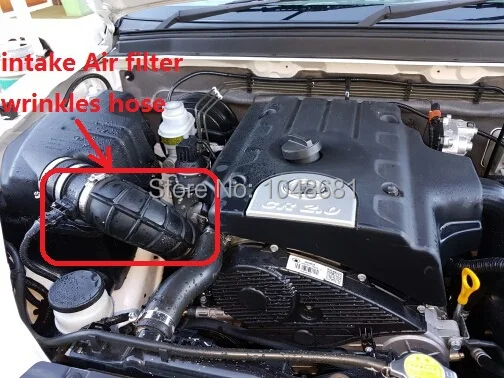 Air filter intake hose pipe 1132012XK84XA 1132012-K84 K84 Air filter wrinkles hose.jpg