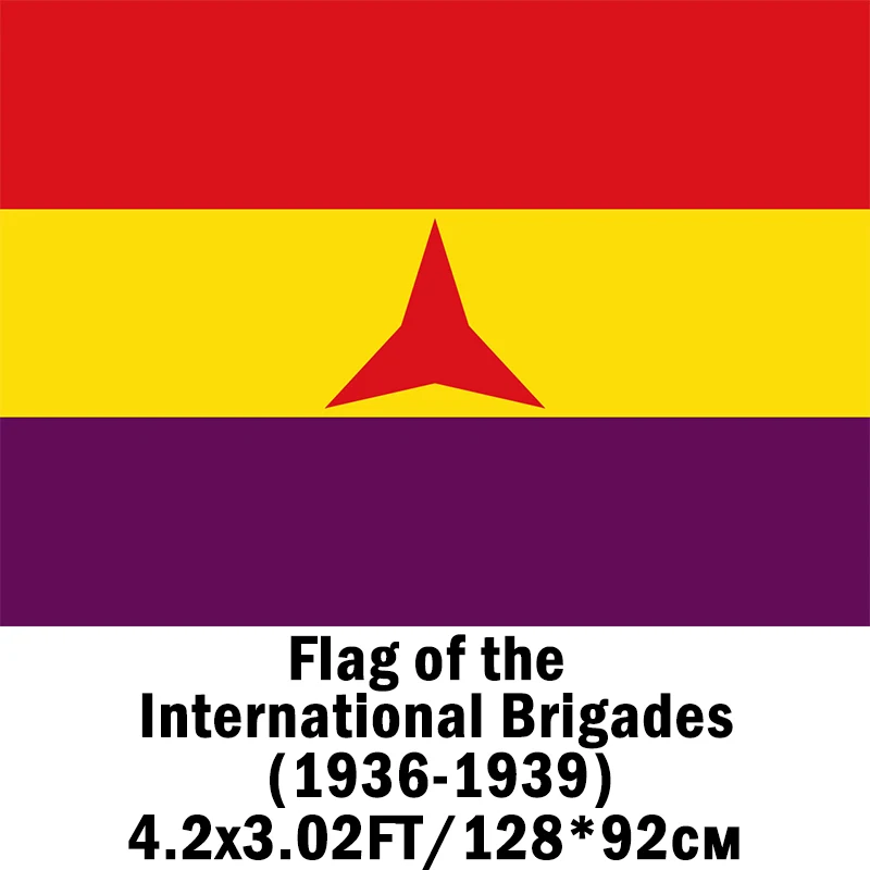 Spanish Civil War Lage Flag International Brigade outdoor banner
