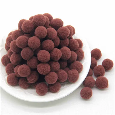 8/10/15/20/25/30mm Mini Fluffy Soft Pom Poms Pompoms Ball Handmade Kids Toys Wedding Christmas Decor DIY Sewing Craft Supplies