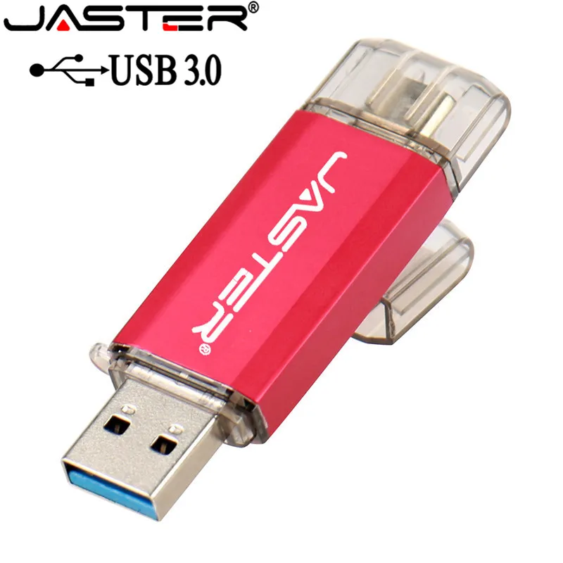 Usb флеш накопитель JASTER Type C 3 0 с логотипом клиента металлический 64 ГБ карта памяти
