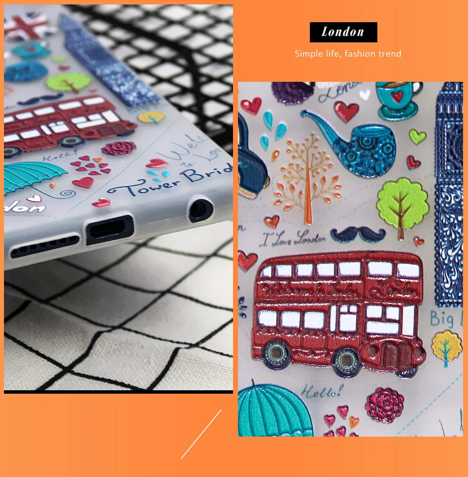 !ACCEZZ Soft Funny Cartoon Protective Back Cover Case For Huawei P9 Mate 89 Honor 78 Case Bumper TPU Painting Shell Funda Capa (16)