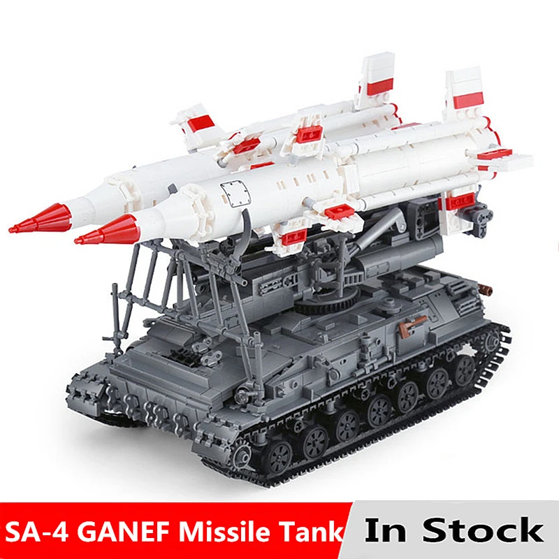

Tank Series The SA-4 Ganef MOC Kit Model Set Building Blocks Bricks Educational Toy Gifts Toys For Children Kids