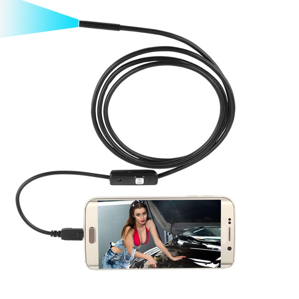 

Car Diagnostic Tool USB Camera Waterproof Bendable Car Inspection Wire Snake Tube Inspection For OTG Compatible Android Phones