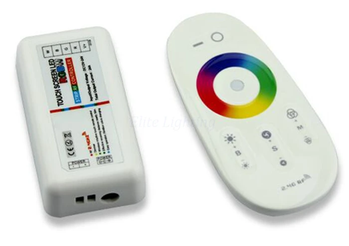 

2.4G touch screen RGB led controller DC12-24V 18A RF remote control for RGB led strip/bulb/downlight/panel lamp