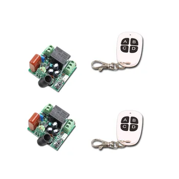 

220V 1CH 10A Wireless Remote Control Light Switch System Lamp LED SMD ON OF Radio Switch Receiver and Transmitter 315Mhz/433Mhz