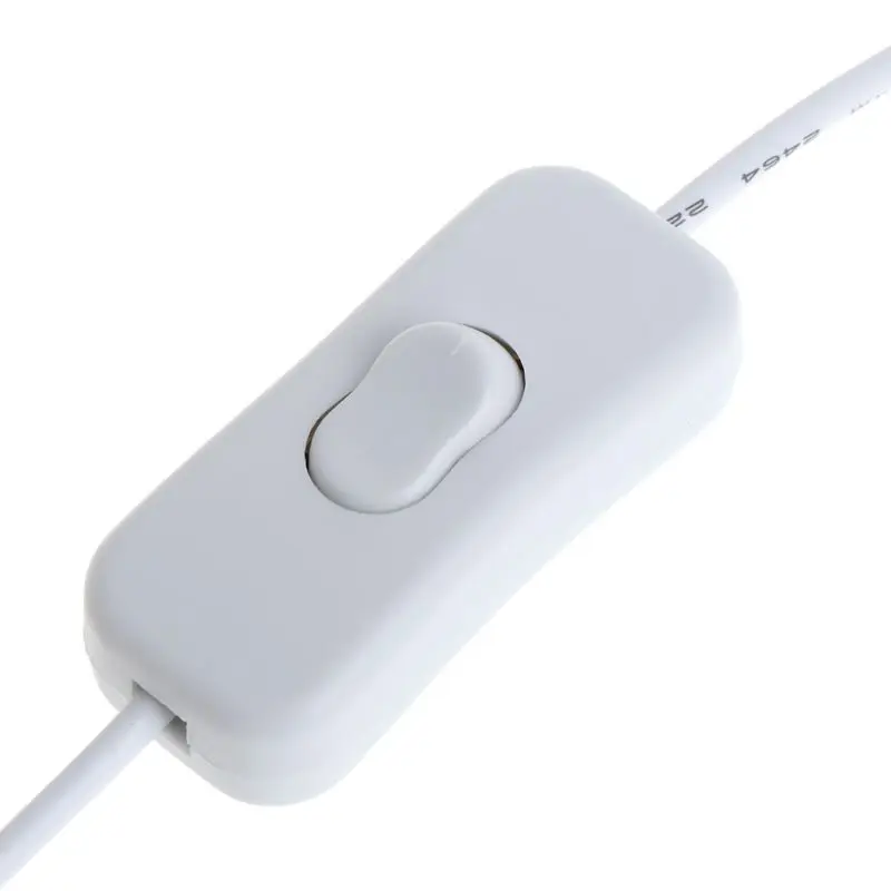 USB кабель 28 см USB 2,0 A папа к женскому удлинителю белый кабель с переключателем вкл. Выкл. Кабель