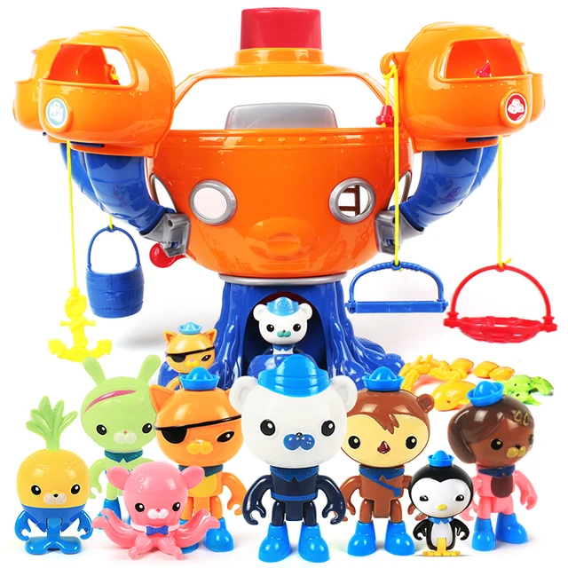 51cm Octonauts Toys The Octo Pod with 2pcs Octonauts Figures Baby