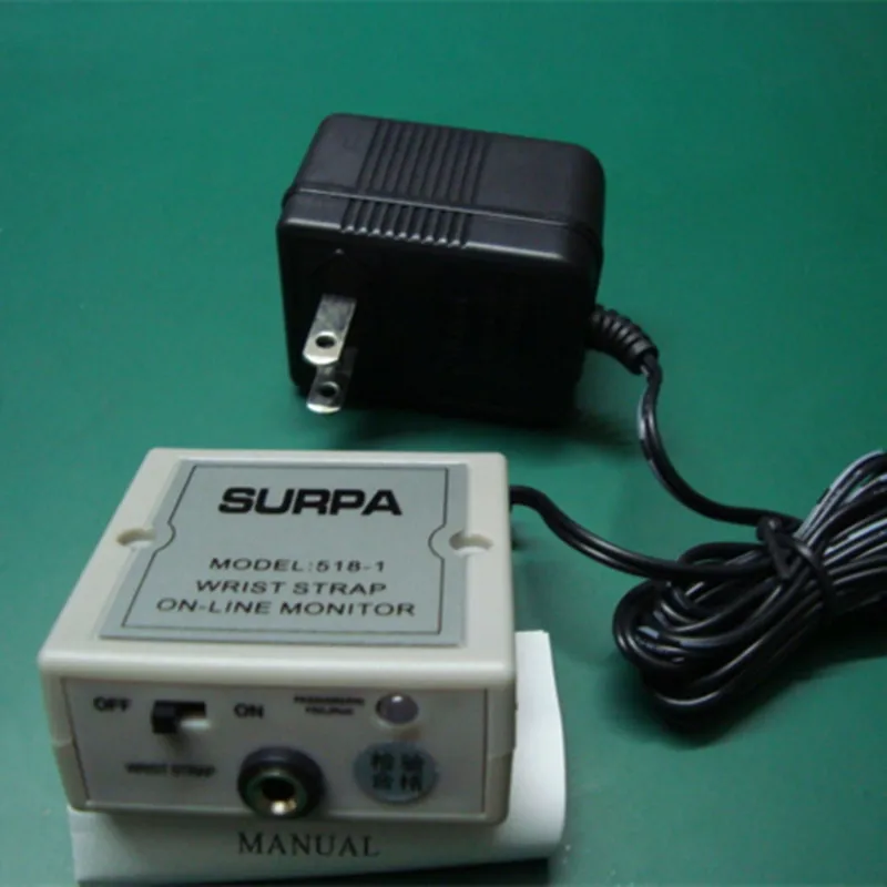 

SURPA 518-1 Auto-alarm Anti static ESD wrist strap tester anti-static online monitor for wrist straps Free ship