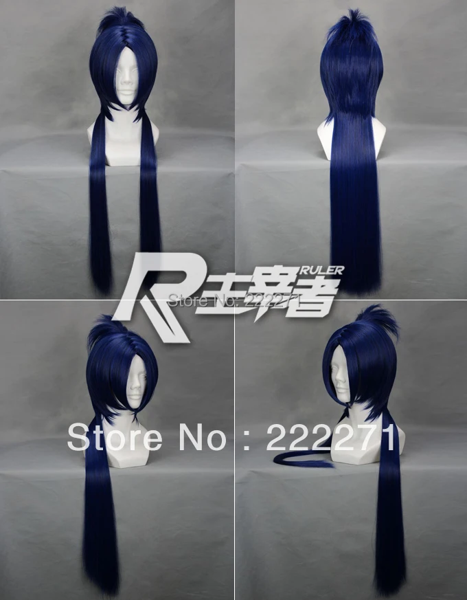 

FREE SHIPPING Anime Rokudo mukuro Blue extensions chip synthetic  cosplay costume wig Heat Resistant