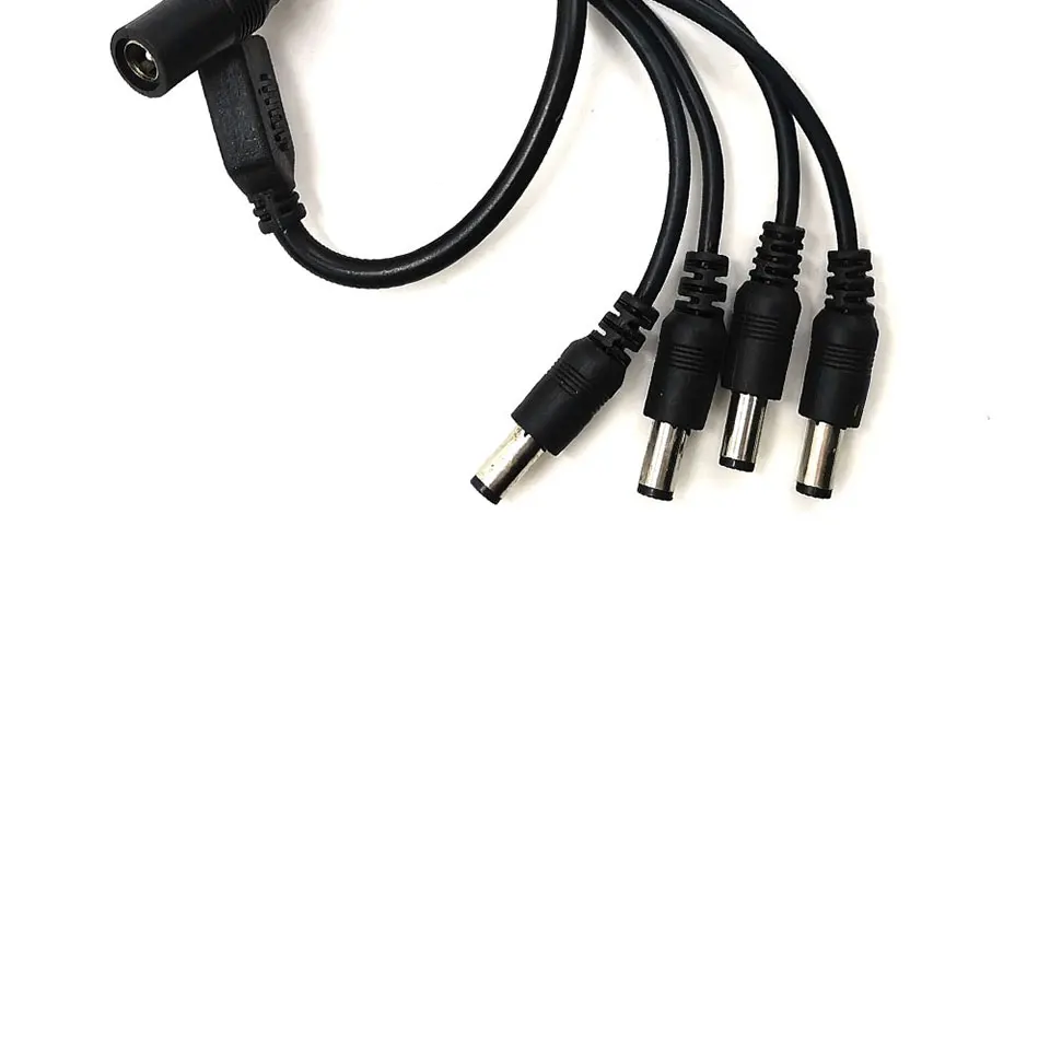 dc connector plug 1 femal to 2 3 4 5 8 male plug  Jack Splitter Adapter cable (9)