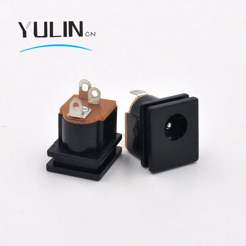 

10Pcs DC015 DC jack connector5.5-2.1 / 5.5 x 2.1mm DC Power Socket/ DC Connector Panel Mounting D015
