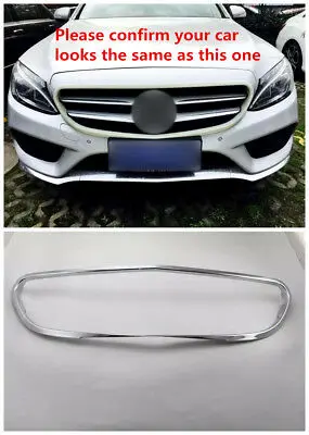 ABS Хром Передняя Центральная решетка крышка для Benz C Class W205 седан 2014-2019 | Автомобили