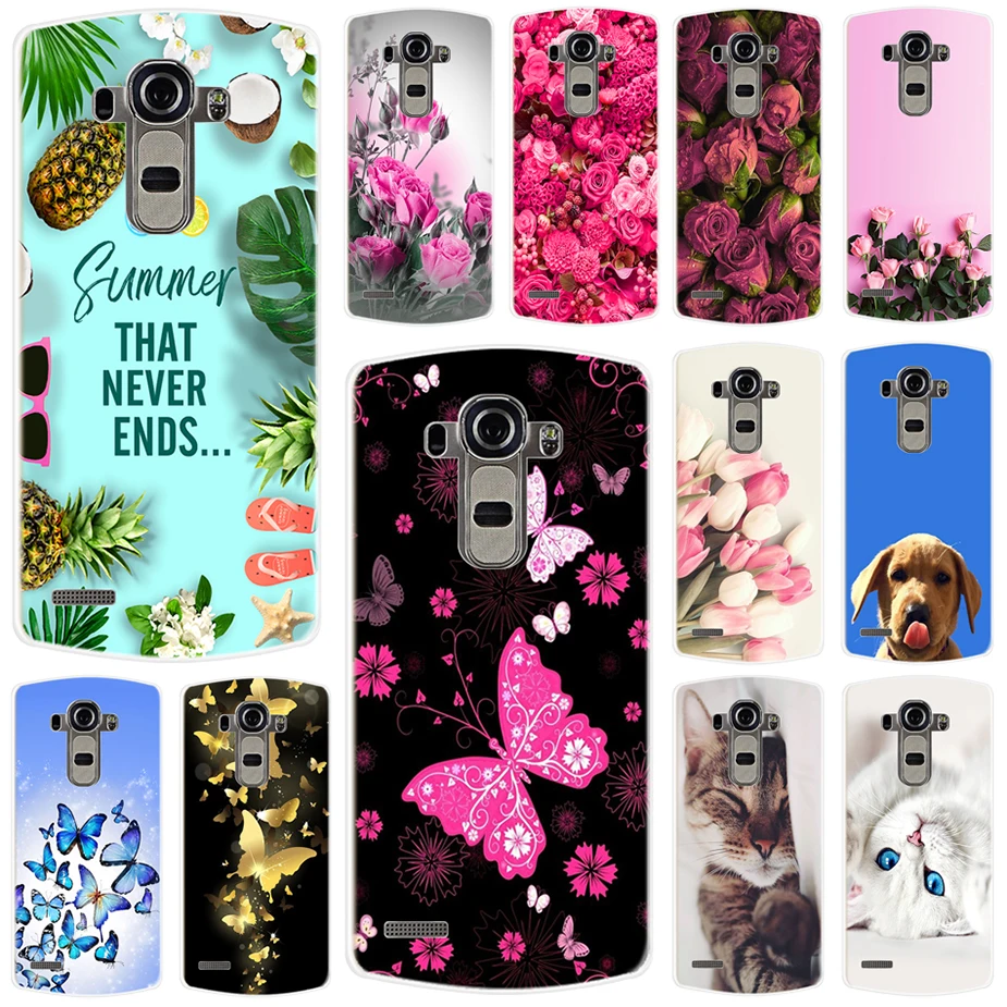Caso Animale Carino Per Lg G4 Coque Molle Del Silicone Di Tpu Della Copertura Per Lg G4 F500 H815 Cassa Del Telefono Da 5.5 Pollici Paraurti Per Lg G4