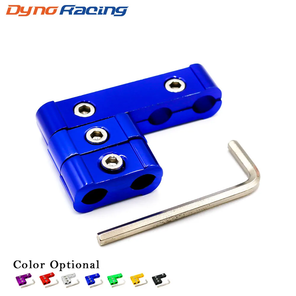 Universal ENGINE SPARK PLUG WIRE SEPARATOR DIVIDER CLAMP KIT FOR 7MM 8MM 12 BLU