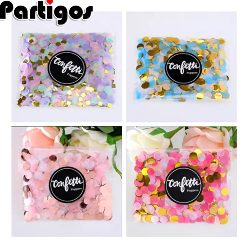 1 см 1000 шт./пакет бумага конфетти смешанный цвет для свадьбы День рождения украшение круглая ткань для прозрачных воздушных шаров