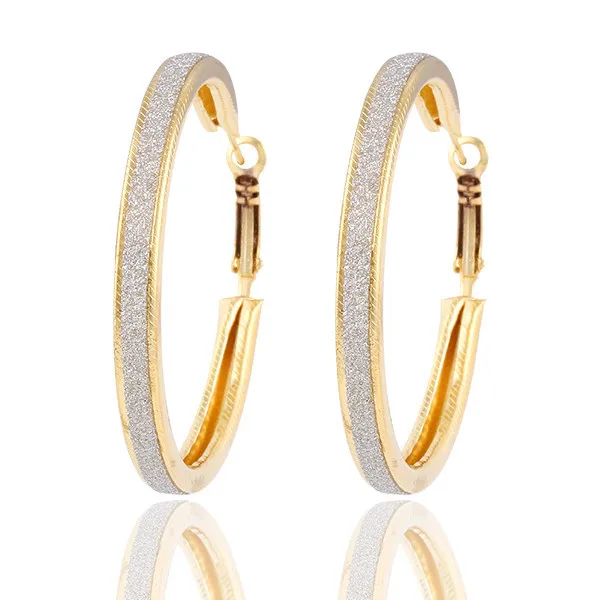 10 Pairs Lot Hoop Earrings Women Silver Gold Color Large Round 10 Pairs Lot Hoop Earrings Women Silver Gold Color Large Round Loop Earring Fashion