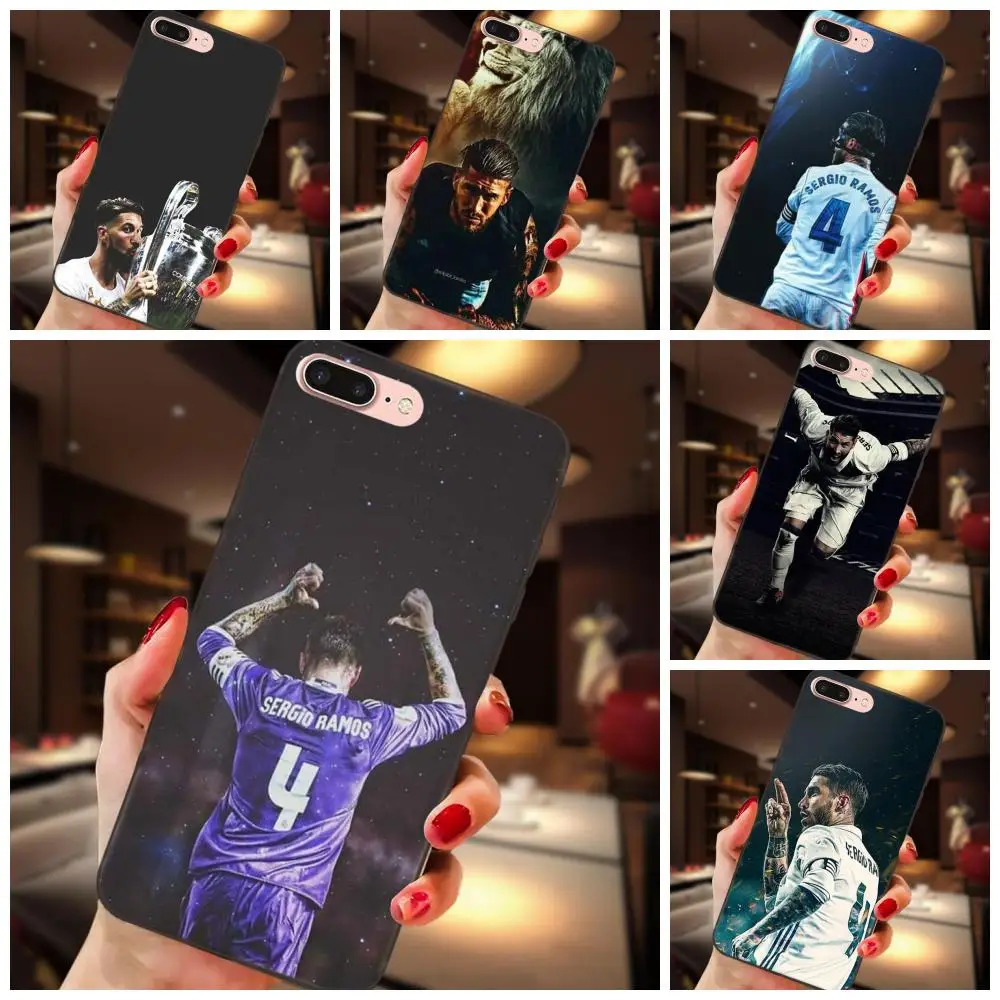 

Sergio Ramos Cool For Samsung Galaxy Note 4 8 9 S3 S4 S5 S6 S7 S8 S9 S10 Edge Plus Lite I9080 G313 Soft Capa Case