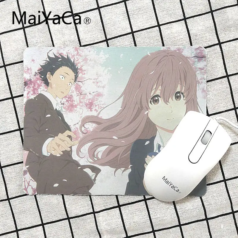 No Lock Edge18x22cm MaiYaCa Лидер продаж тихий голос Высокая скорость коврик для мыши размер для 18x22 см 25x29 см резиновые коврики - Цвет: No Lock Edge18x22cm