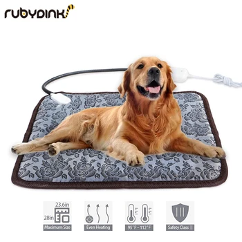

45x45cm Pet Dog Cat Waterproof Electric Heating Pad Body Winter Warmer Mat Bed Blanket Animals Bed Heater Accessories