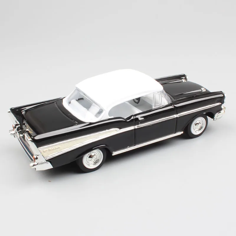 1/43 масштаб дорожный знак Ретро 1957 Chevrolet Bel Air Hardtop coupe автомобиль металлический литой модель-копия игрушки для детей