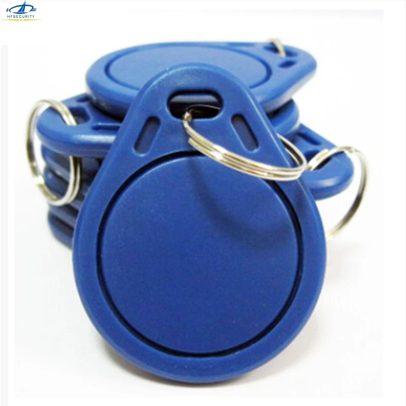 HFSECURITY 10pcs/Lot Proximity 125Khz Keyfobs Tags ID Tag Key Ring Card ...