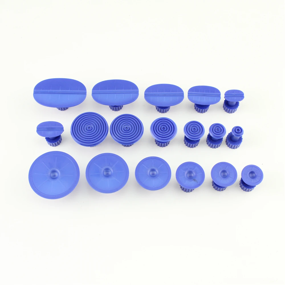 Car Paintless Dent Repair Tools Dent Removal with 18X Puller Tabs Gold Lifter Hand Tool Kit with 100W Glue Gun