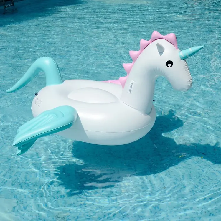 Gaint "Unicorn" Inflatable Mattress "Pegasus" Pool Float Toy Sunbathe