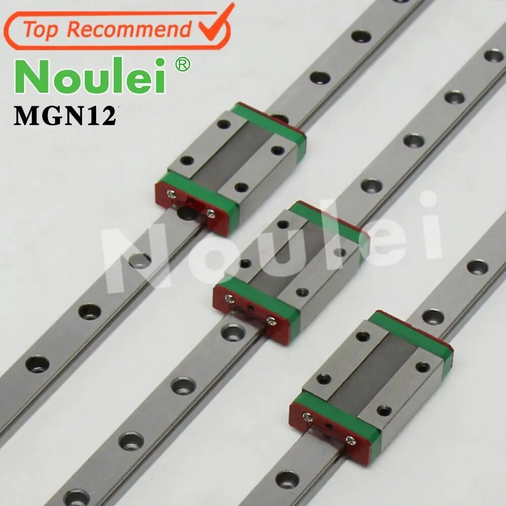 

Noulei lineaire geleidingsrail as 12 mm kossel linear mgn12c or mgn12h 100/200/300/400/500mm 1pcs 3d printer linear rail