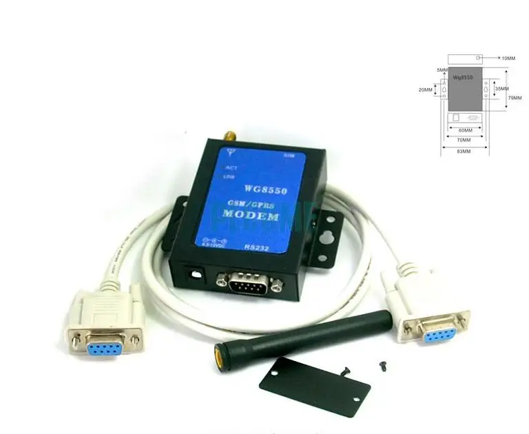 GPRS DTU SMS модем модуль беспроводной передачи RS232 при командном управлении SIM сигнал