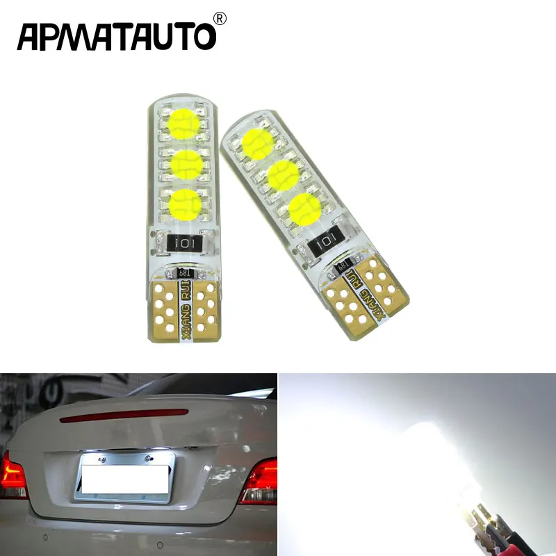 2 шт. T10 W5W светильник светодиодный лампа номерного знака для Hyundai Tucson IX35 I30 Elantra