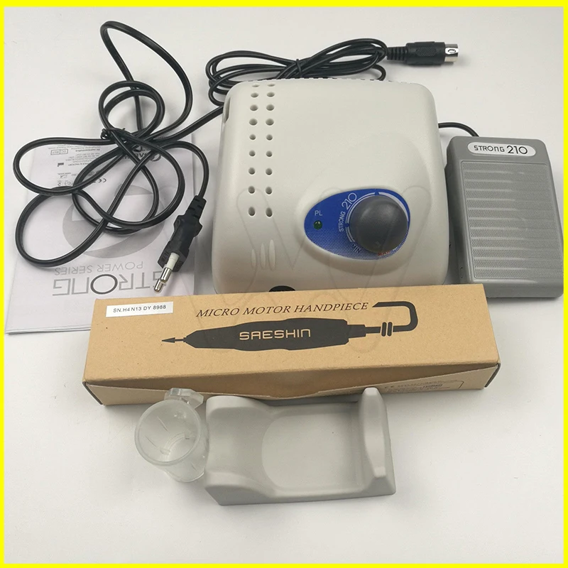 Dental-lab-micro-motor-Electric-35000rpm-Saeshin-Strong210