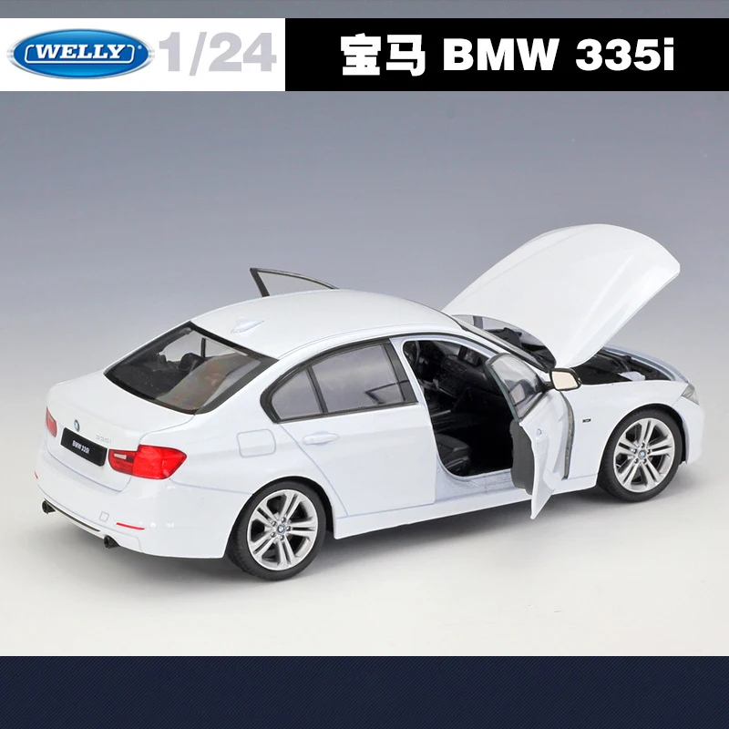 Классический литая модель автомобиля WELLY 1:24 BMW 335i/535i из металлического сплава для