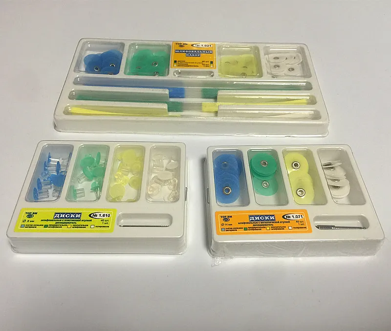 Dental Finishing And Polishing Discs Polishing Strips Mandrel Set