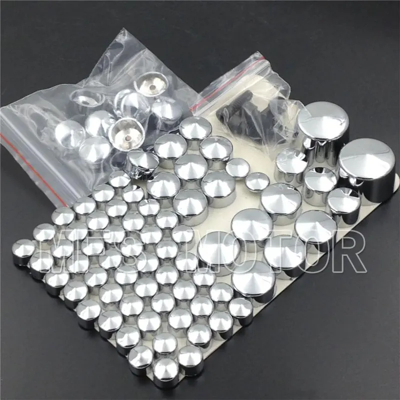 

Motor Bolts Toppers Caps For Harley Softail Twin Cam 2007 2008 2009 2010 2011 2012 CHROME Motorcycle Accessories