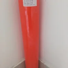 0,5 м* 1,0 м) оранжевый Цвет PU гибкий винил тепла футболка для принтов виниловые обои для Костюмы можно резать пленка PU Виниловый фон для фитболки, плоттер тепла Пресс