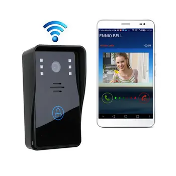 

Smart Wireless WiFi Video Camera Door Phone Doorbell Intercom Monitor Security