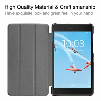 

Painting Leather Case Cover stand smart folio magnet case for Lenovo Tab E7 TB-7104F tablet case cover 20pcs/lot