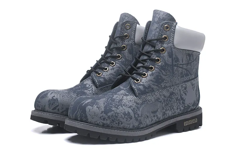 TIMBERLAND оригинальные мужские классические синие мужские уличные Прочные ботинки из натуральной коровьей кожи 10081