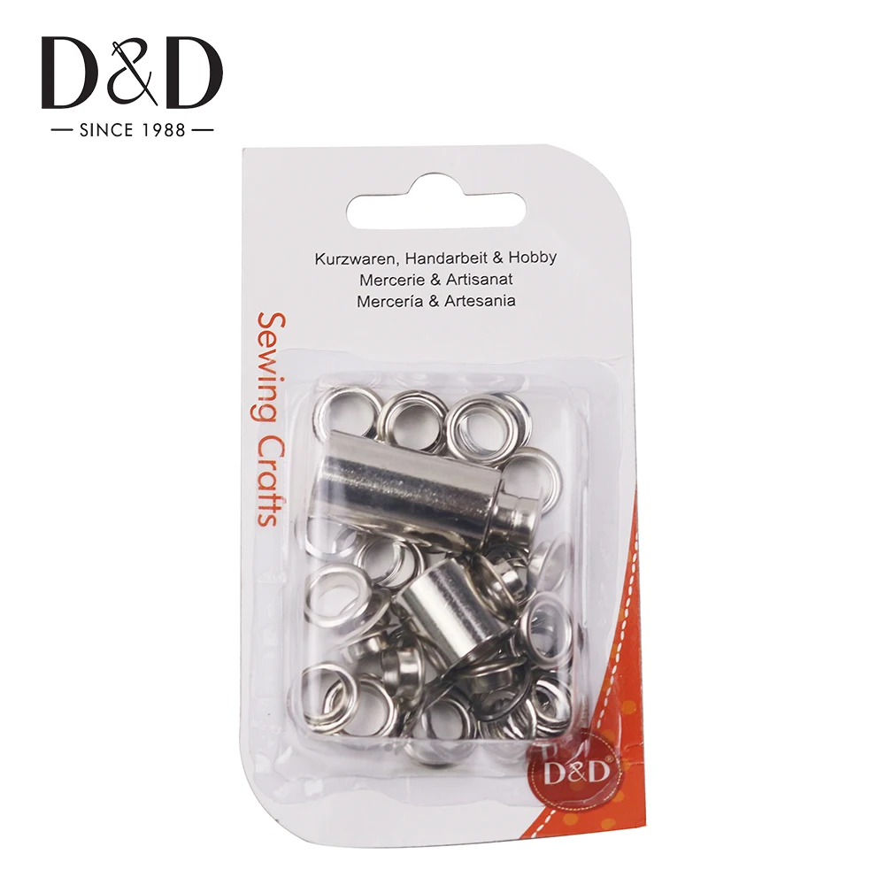 

D&D Metal Eyelets Tool Set Garments Installer Clothing Bags Eyelet Punch DIY Installation Tools Snap Fastener Garment Tool