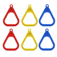 6 stücke Trapeze Ringe für Schaukel Im Freien Spielplatz Ausrüstung Schaukel Ring Accs