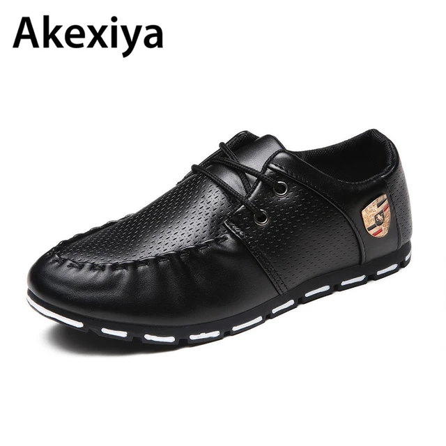 frühling Leder Schuhe herren Weiß 2019 Schwarz Herbst PU Business E92IHWDY