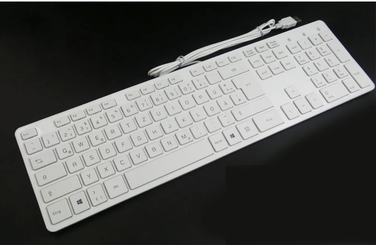 

MAORONG TRADING Original German keyboard QWERTZ layout full size keyboard for LG wired keyboard