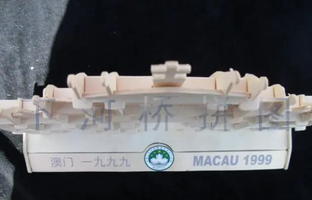 3D деревянные головоломки модель здания Макао руины собора Святого Павла деревянная архитектурная сборка игры деревянные ремесла строительный комплект