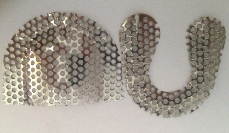 10Pairs Dental Lab Denture materials Silver Reinforcement Mesh metal