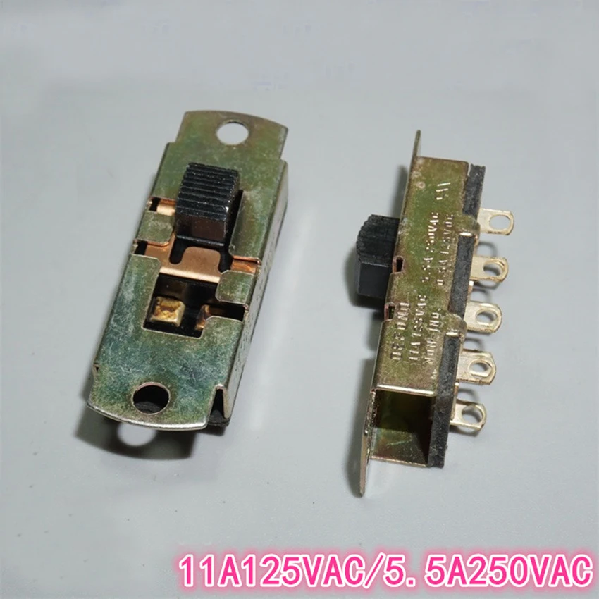 

Micro Slide Switch 8 pin 3 Position Toggle Switch 42*14mm 5.5A250VAC/11A125VAC